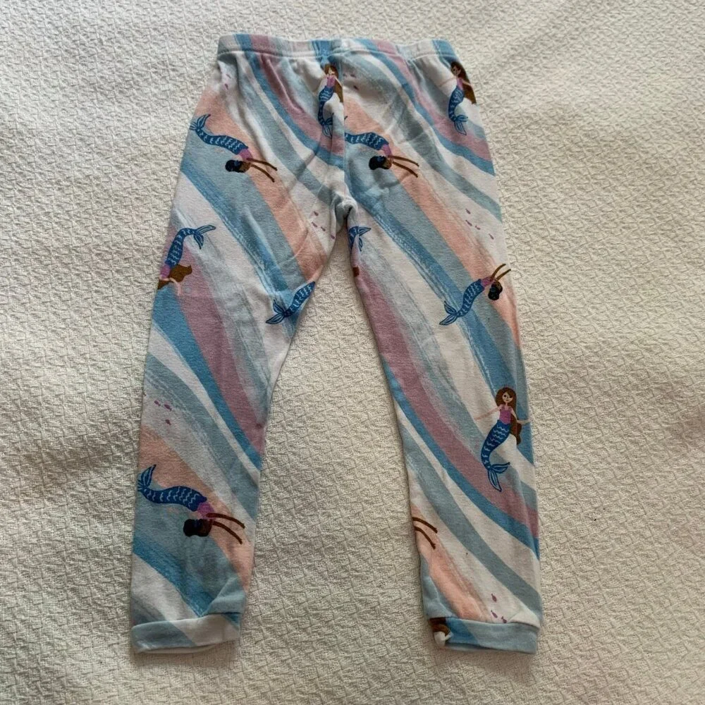 5/$25 Carter's Just One You Toddler Girls 3T Mermaid Pajama Set Blue Pink 2PC PJ